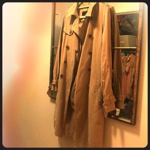 J Crew Classic Trench Coat size 00